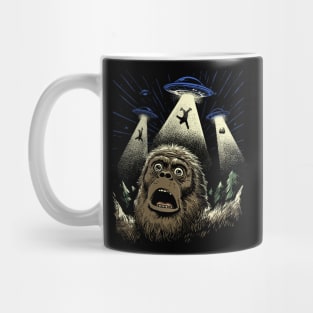 Sasquatch Surprise Abduction Mug